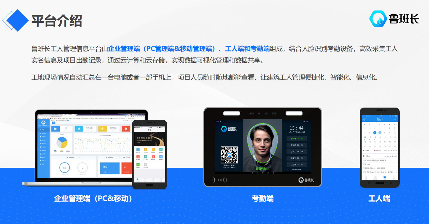 魯班長工地實(shí)名制考勤設(shè)備